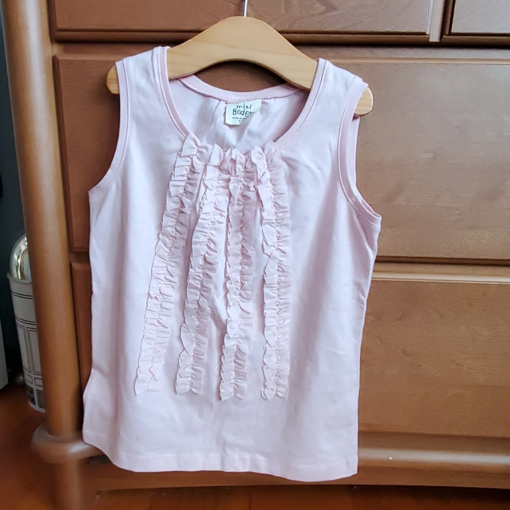 Mini boden girls tank Sz 7-8